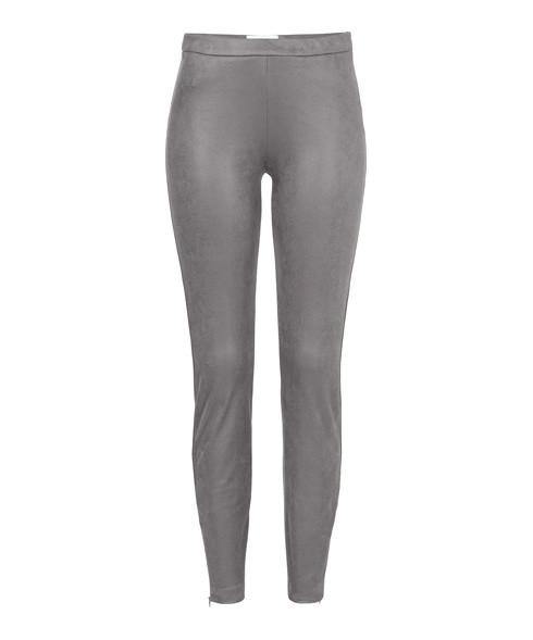 BRAX - Marlowe - Legging Simili Suède - Gris - Coupe Finale