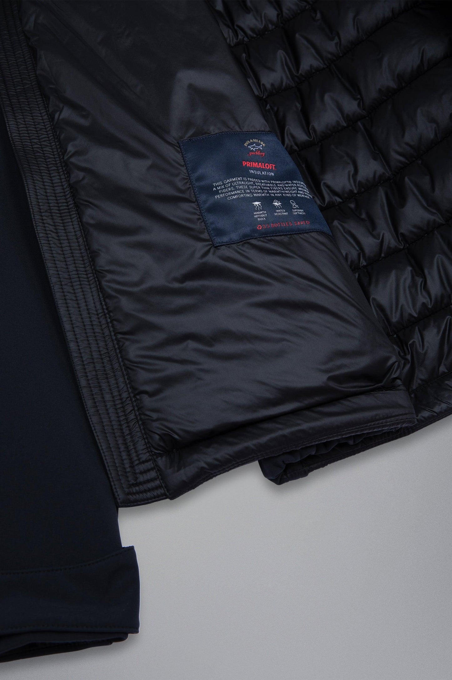 Paul & Shark - Manteau court matelassé softshell RE-SHARK SHELL - LE CAPITAINE D'A BORD