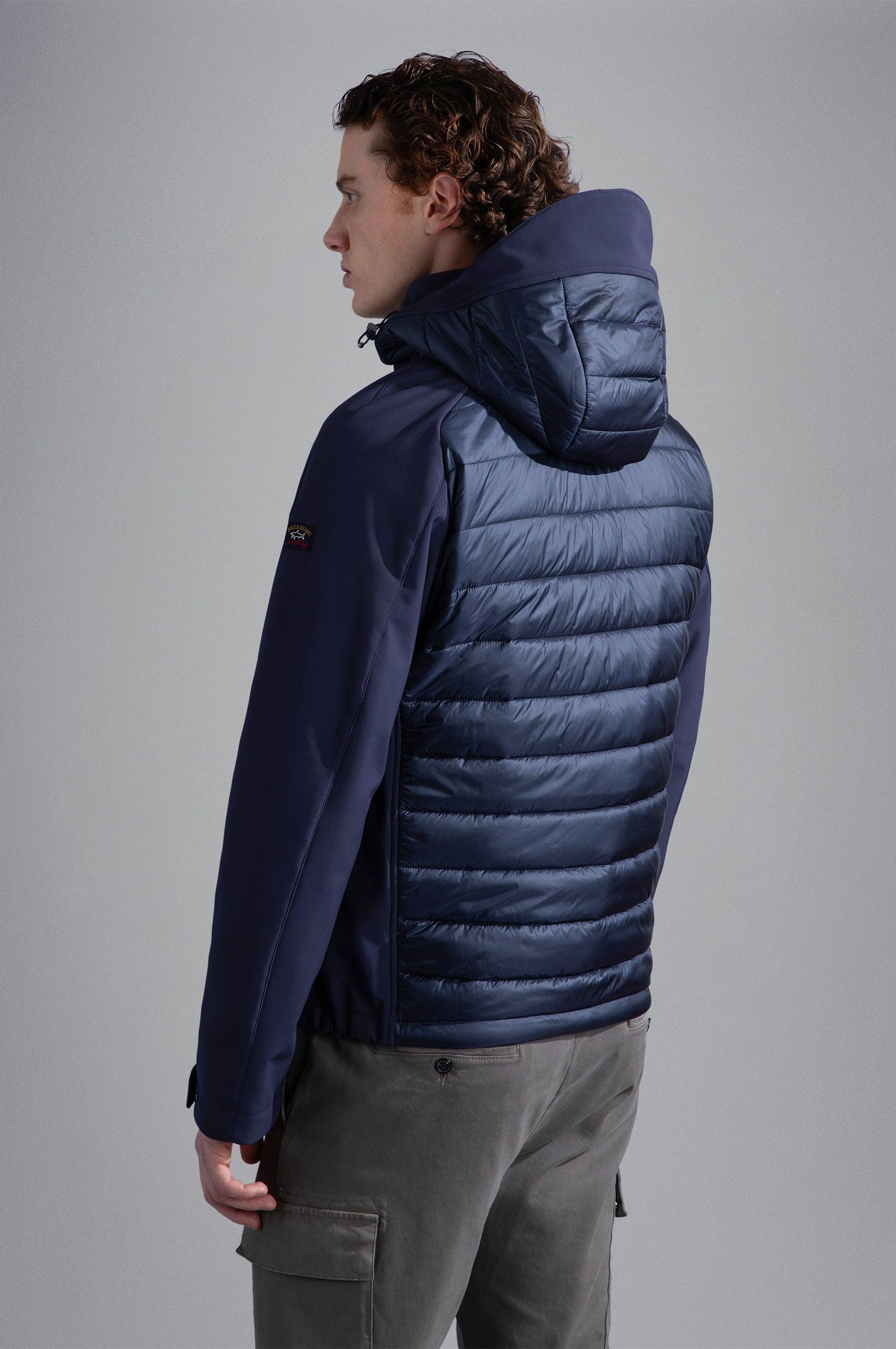 Paul & Shark - Manteau court matelassé softshell RE-SHARK SHELL - LE CAPITAINE D'A BORD