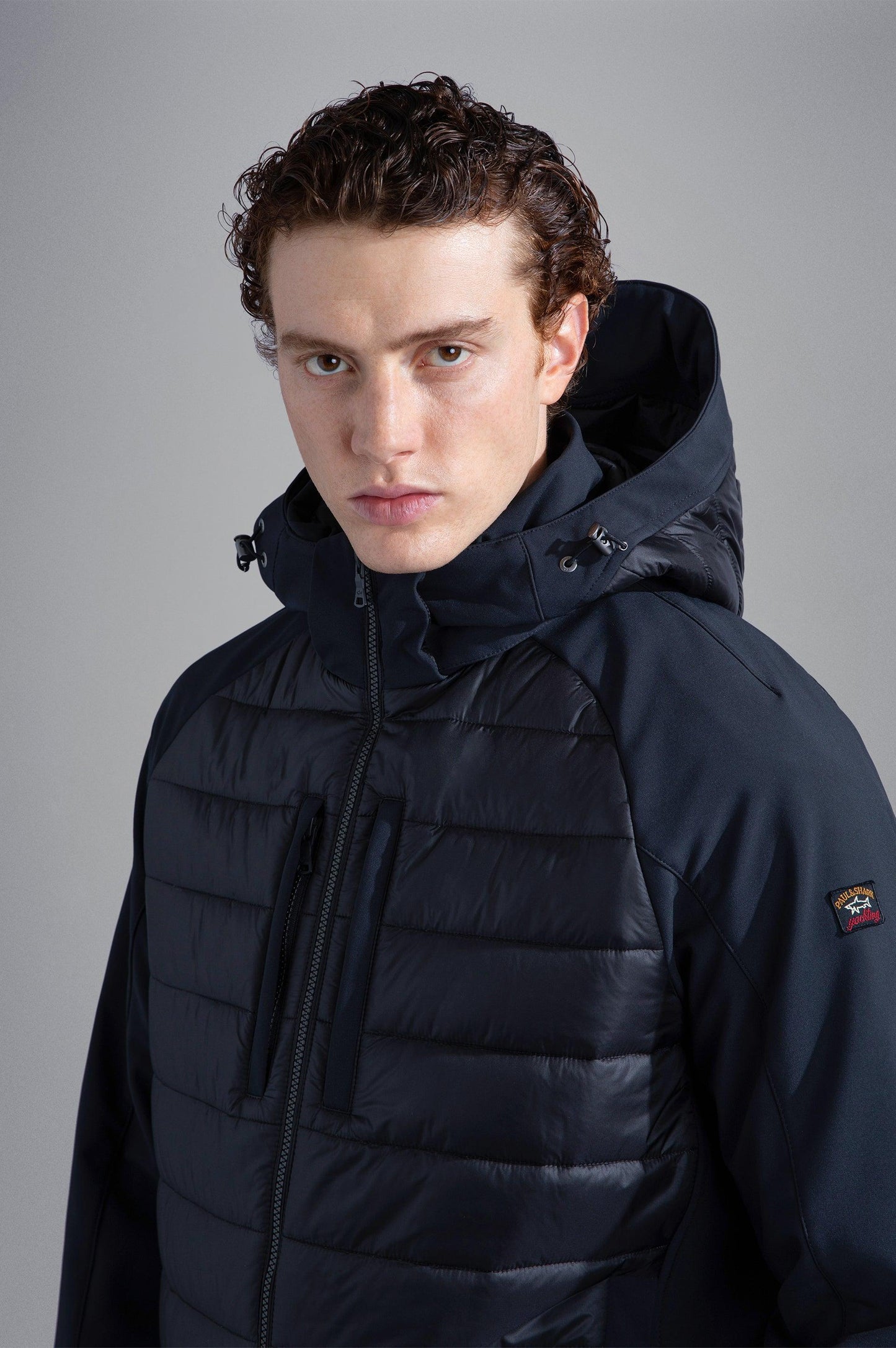 Paul & Shark - Manteau court matelassé softshell RE-SHARK SHELL - LE CAPITAINE D'A BORD