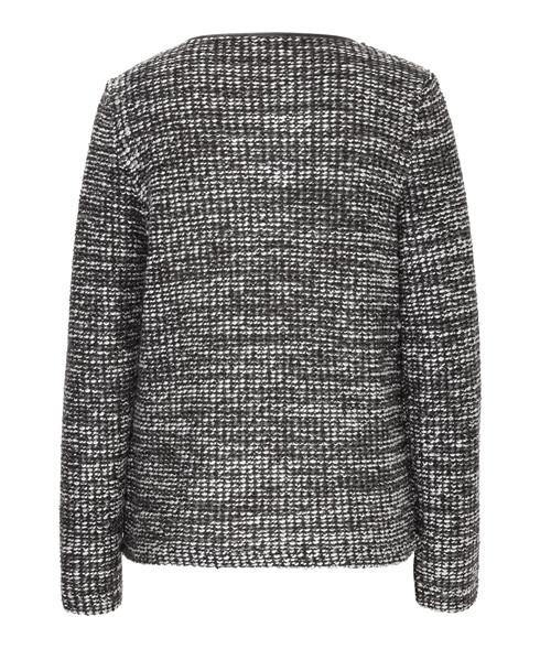 BRAX - Bette - Cardigan à mailles - Noir/Gris/Blanc - Coupe Finale