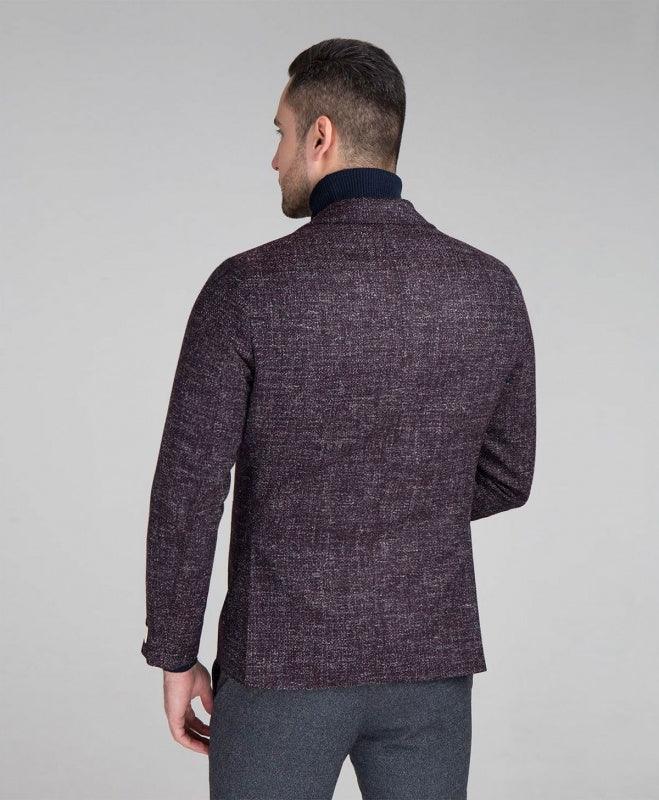 Digel - Evan - Veston Tweed Homespun - Bordeaux - Coupe Finale