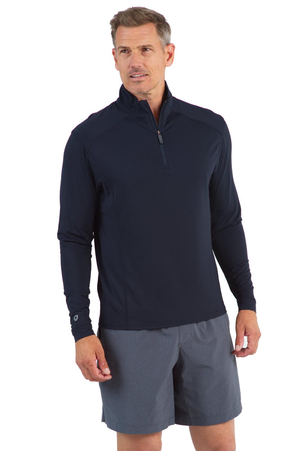 Ibkül - Men's Long Sleeve Mock Neck Pullover - 90199 (Modern Fit) - Coupe Finale