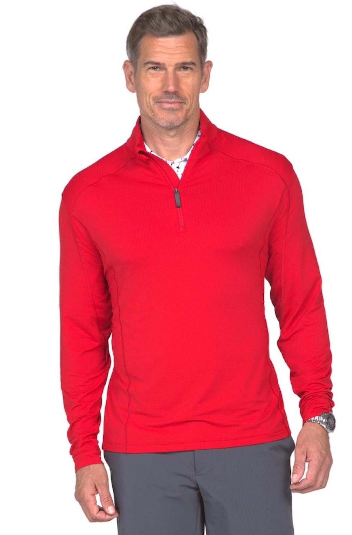 Ibkül - Men's Long Sleeve Mock Neck Pullover - 90199 (Modern Fit) - Coupe Finale