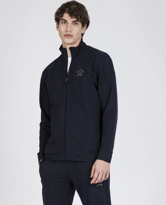 Paul & Shark - Cardigan jogging de coton stretch - LE CAPITAINE D'A BORD