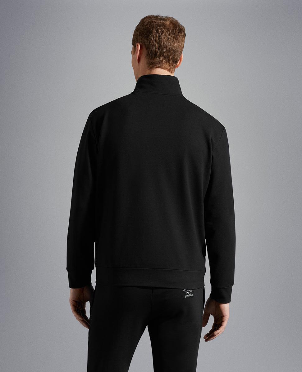 Paul & Shark - Cardigan jogging de coton stretch - LE CAPITAINE D'A BORD