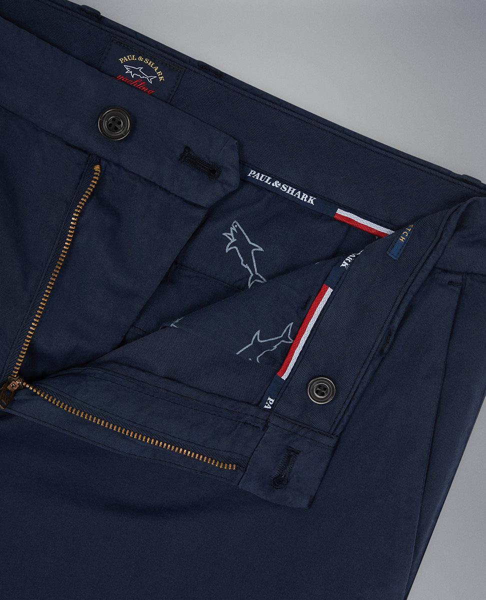 Paul & Shark - Pantalon chino de coton et soie extensible - Coupe Finale