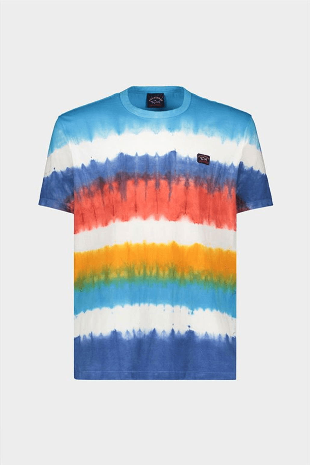 Paul & Shark - T-shirt de coton rayé Tie & Dye - Coupe Finale