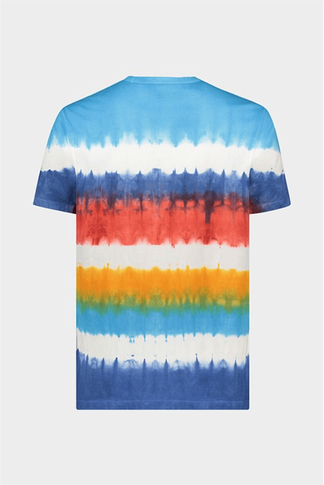 Paul & Shark - T-shirt de coton rayé Tie & Dye - Coupe Finale