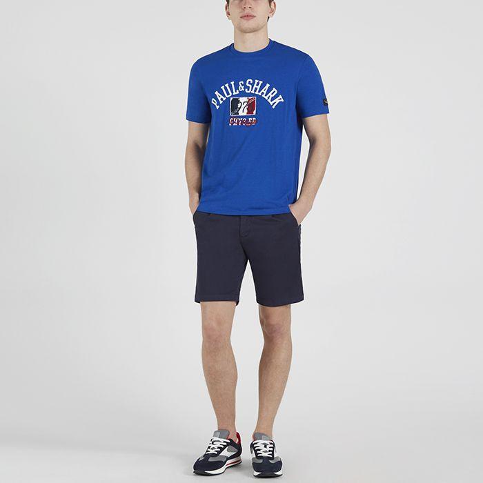 Paul & Shark - T-shirt Logo 1976 Vintage (plusieurs couleurs disponibles) - Coupe Finale