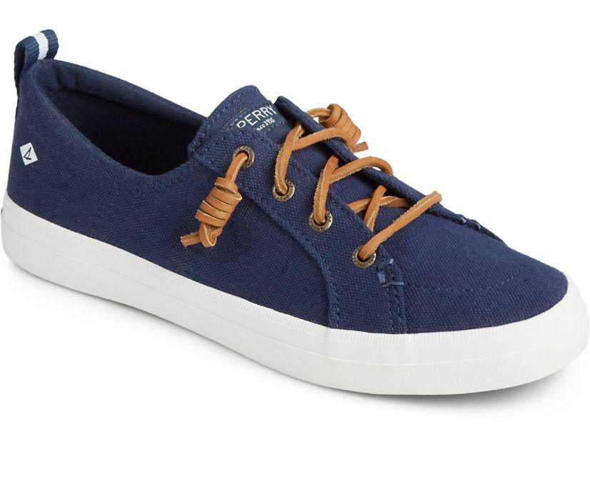 Sperry - Women's SeaCycled™ Crest Vibe Linen Sneaker - Navy - Coupe Finale