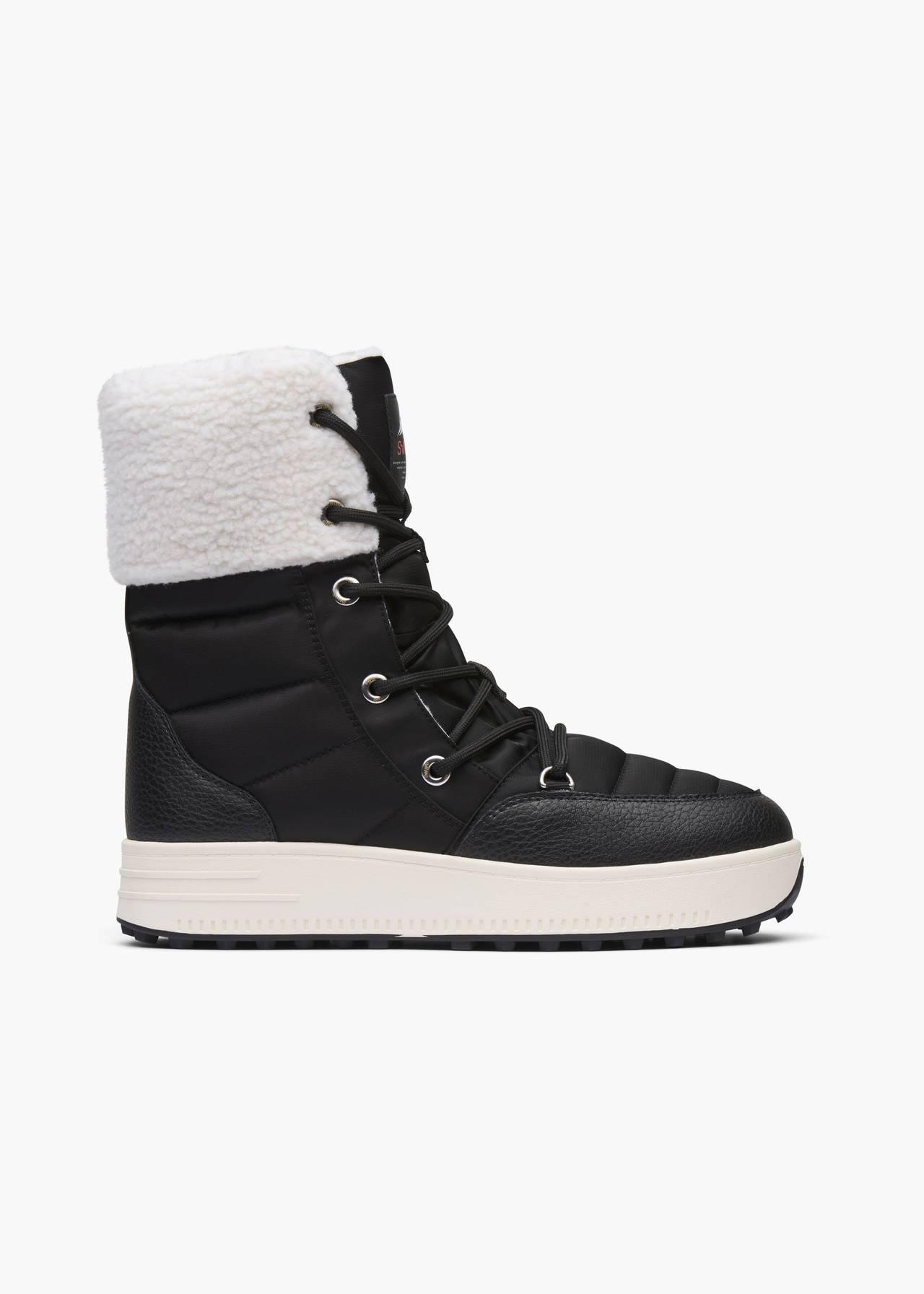 SWIMS - Women's Snow Runner High - Black/White - Coupe Finale