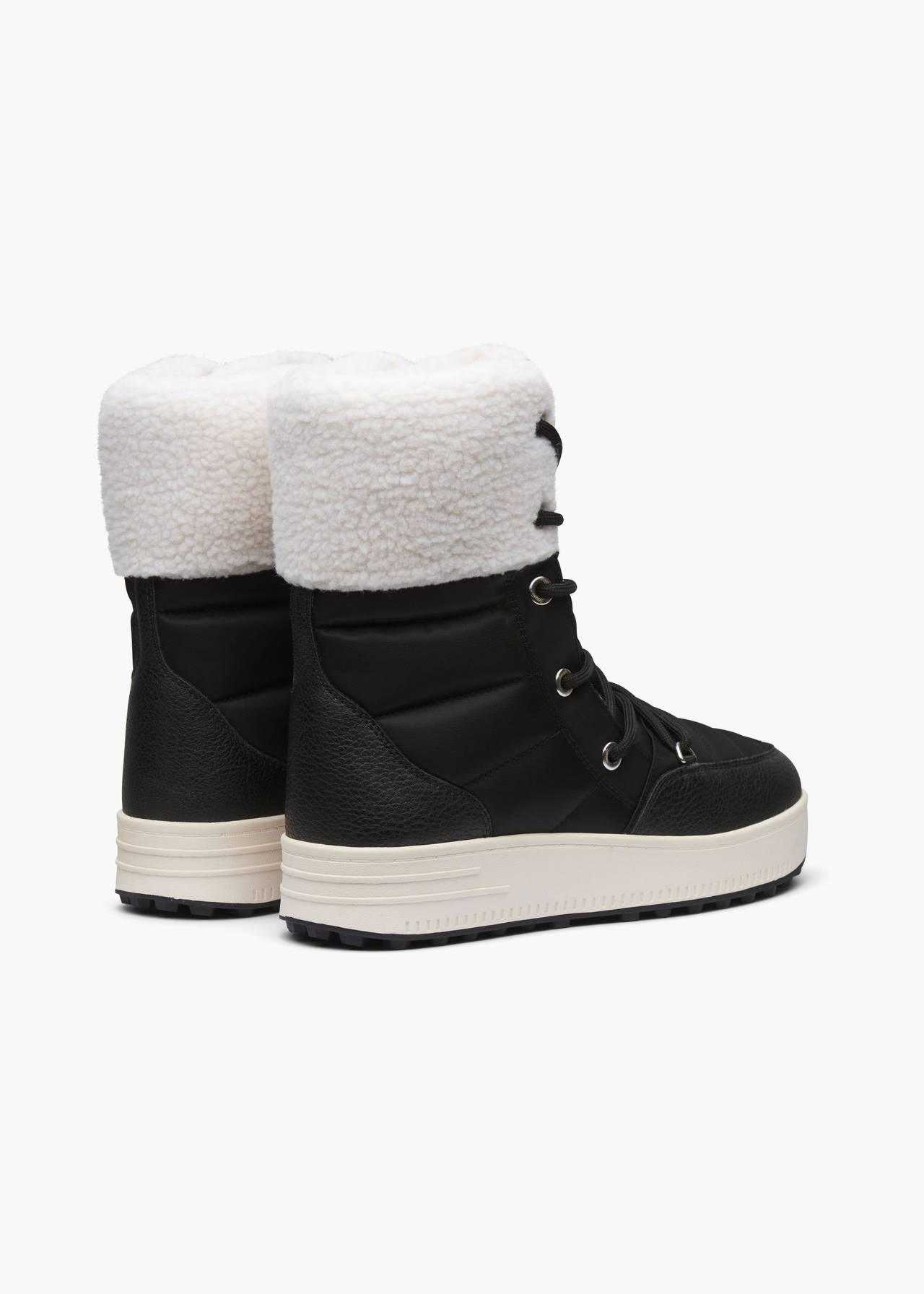 SWIMS - Women's Snow Runner High - Black/White - Coupe Finale